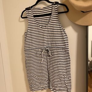 J.Crew sleeveless striped cotton dress size S